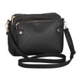 thumbnail image 1 of matoen Three Layer Leather Shoulder Bag Small Size Large Capacity Card Bag Fashion Bag Soft Leather, 1 of 5