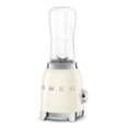 thumbnail image 2 of SMEG 50's Retro Style Personal Blender with Backlit Knob and Two 600 ML BPA Free bottles PBF01CRUS Cream, 2 of 6