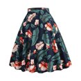 thumbnail image 1 of XZNGL Womens Summer Fashion Retro Printed Floral Skirt, 1 of 7