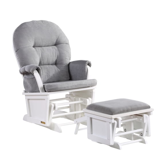 Lennox Berceuse coulissante avec pouffe et repose pieds Aiden