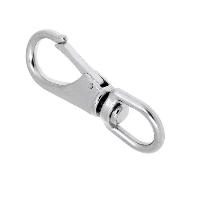 ziyahi 304 Stainless Steel Marine Boat Swivel Eye Quick Spring Snap Hook 2# 95mm