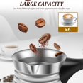 thumbnail image 4 of MesaSe Turkish Coffee Maker Stainless Steel Turkish Coffee Pot with Foldable Handle 500ml Large Capacity Electric Turkish Coffee Maker for Home Traveling, 4 of 11