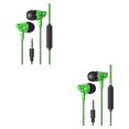 thumbnail image 2 of maskred Phone Music Wired Earphone In -ear Wire Control Cellphone 3 .5mm Plug Earbuds Headset 70cm 2Set, 2 of 6