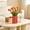 Orange, variant on Floral Vase for Centerpiece Decor, ZZkhGO Durable Plastic Home Decor Vase, Lasting White Orange Blue Flower Arrangement Vase for Bedroom Kitchen Living Room