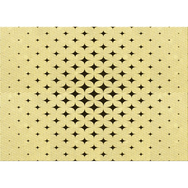Ahgly Company Tapis Rectangulaire Lavable en Machine Intérieur Transitionnel Jaune Soleil, 2 Pieds x 5 Pieds