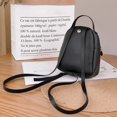 thumbnail image 3 of Kcodviy Women Purse Letter Small Backpack Vacuum Commercial Mobile Phone Shoulders Bag Canvas Backpack Messenger Bag, 3 of 6