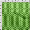 thumbnail image 4 of oneOone Rayon Green Fabric Abstract Sewing Craft Projects Fabric Prints By Yard 56 Inch Wide, 4 of 4