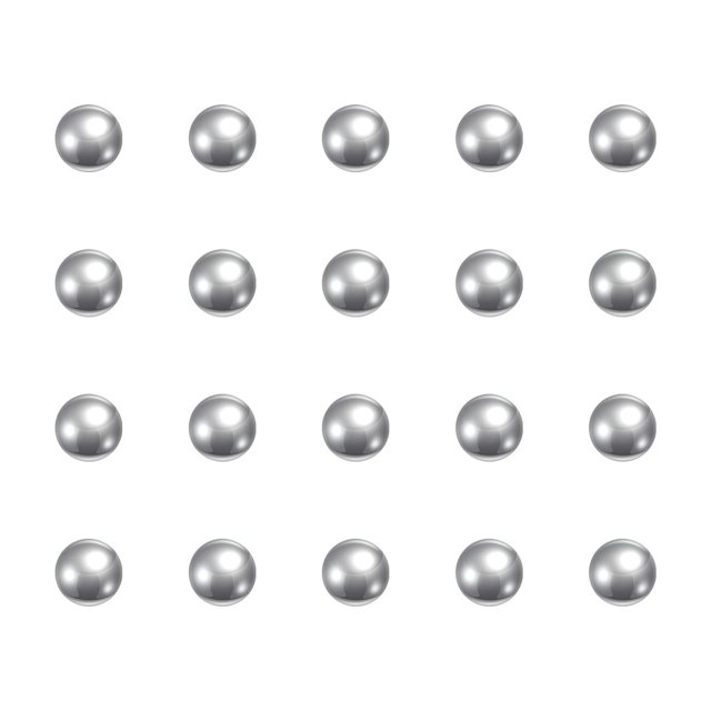 Unique Bargains 2.8mm Chrome Steel Bearing Balls G5 Precision 30 Pack