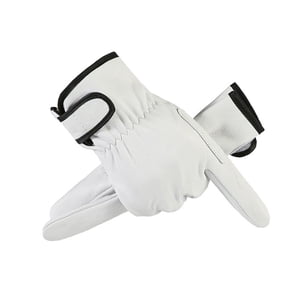 1 Paire de gants Gants de travail Protection du travail Gants en cuir Welding Protection de sécurité Jardin Gants résistants à l'usure