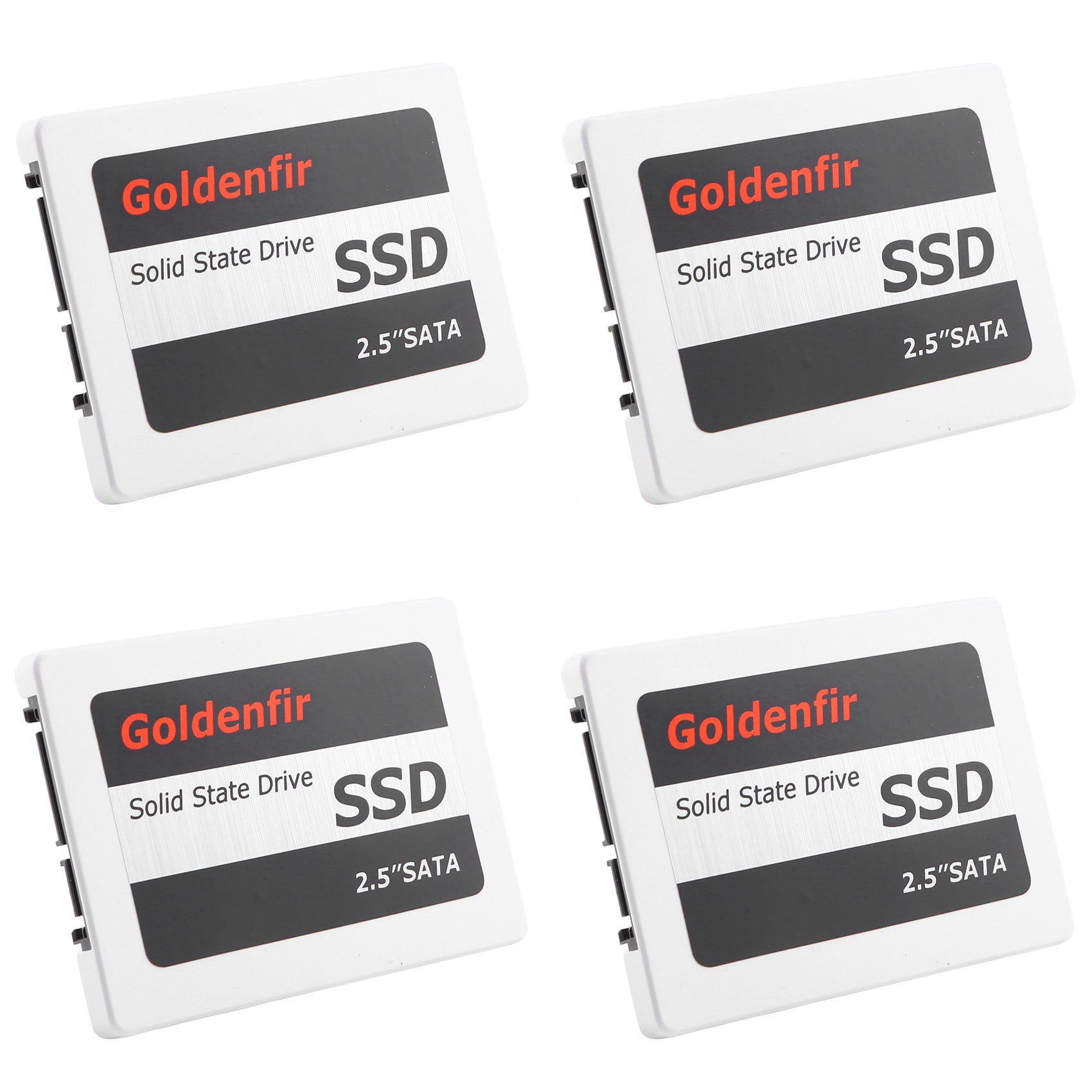 3X Goldenfir SSD 120GB SSD 2.5 Hard Drive Disk Disc Solid State Disks 2.5Inch Internal SSD,3 x 2.5inch Hard Drive Disk Disc,White