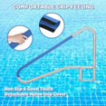 thumbnail image 1 of Safety Stair Rail for Inground Pools, 304 Stainless Steel Pool Handrail with Blue Non-Slip Grip, Rustproof, Easy Disassemble & Assemble, 54"x36", 1 of 5