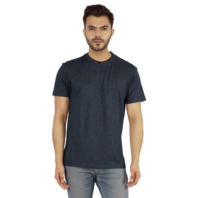 Inkmeso T-Shirt Basique pour Homme à Col Rond Coupe Régulière Uni à Manches Courtes