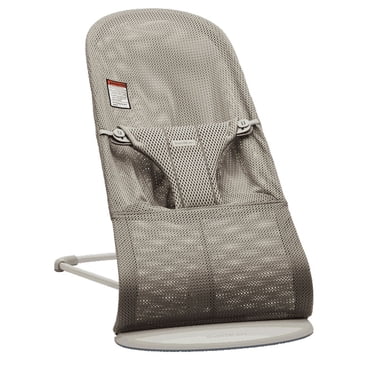 BabyBjorn Transat Bliss, Cadre Gris Pâle, Maille, Gris beige