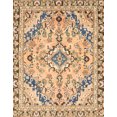 thumbnail image 1 of Ahgly Company Indoor Rectangle Abstract Yellow Abstract Area Rugs, 7' x 10', 1 of 6
