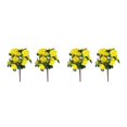 thumbnail image 1 of mmirethe 2x Faible Entretien Apparence Réaliste Faux Fleurs et Plantes Large Application Jaune 2Set, 1 of 6