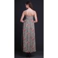 thumbnail image 4 of Bimba Robe Longue d'Été Sans Manches à Imprimé Teinture sur Nœuds Décontractée de Plage à Fleurs pour Femme - Petit, 4 of 6