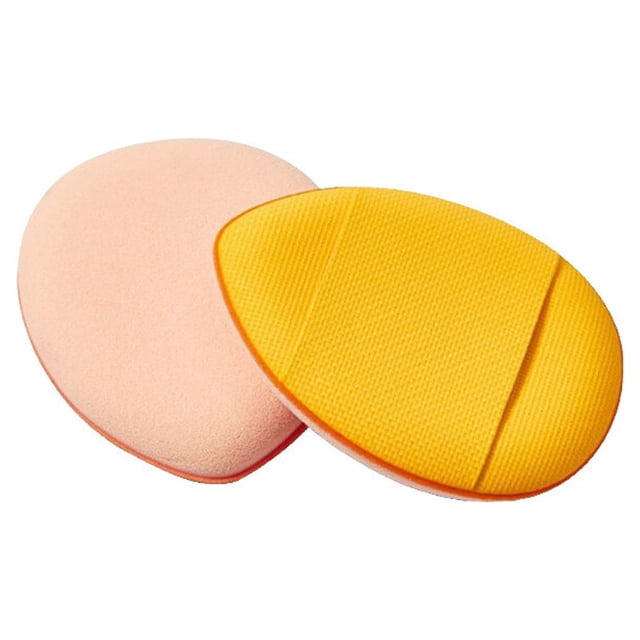 Female Facial Powder Foundation Puff Reusable Make Up Household Professional Salon Outdoor Dry Wet Concealer Sponge Cosmetics Universal Household Professional Yellow