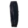 thumbnail image 4 of Xcmzpl Pantalon Cargo Grande Taille pour Homme Doublé en Molleton, Pantalon de Jogging Chaud Uni pour l'Hiver, Randonnée, Bas Resserré, Voyage en Plein Air, Pantalon de Survêtement avec Poche, 4 of 10
