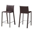 thumbnail image 1 of Baxton Studio Tabouret de Comptoir Brun (Ensemble de 2), 1 of 9