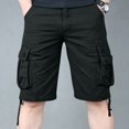 thumbnail image 3 of Cameland Men's Plus Size Cargo Shorts Multi-Pockets Relaxed Summer Beach Shorts Pants, 3 of 4