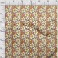 thumbnail image 3 of oneOone Polyester Spandex Brown Fabric Floral Craft Projects Decor Fabric Printed By The Yard 56 Inch Wide, 3 of 4
