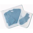 thumbnail image 2 of Whitmor Zippered Mesh Wash Bags - White (2 Piece Set), 2 of 4
