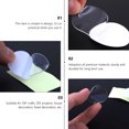 thumbnail image 3 of Quentinu 100 Pcs Autocollants Double Face Ornements DIY Autocollants de Fixation Rubans Ronds, 3 of 6