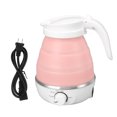 thumbnail image 2 of Electric Kettle, Foldable 0.6L 600W Heat  Rust Proof Portable Electric Kettle For Travel Home Use Hot Water US Plug 110V, 2 of 8