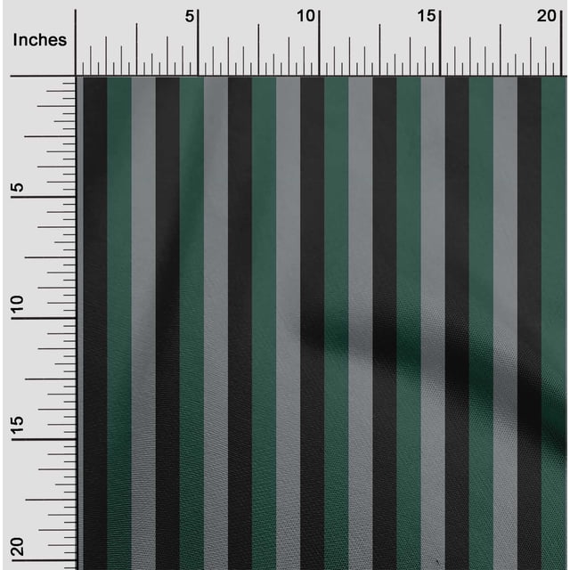 oneOone Cotton Jersey Teal Green Fabric Stripes Craft Projects Decor Fabric Printed By The Yard 58 Inch Wide-R6D