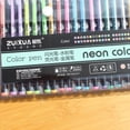 thumbnail image 2 of Meitianfacai ZuiXua 48 Colors Gel Pens Set Color Glitter Pens Kids Drawing, 2 of 5