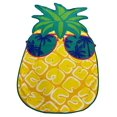 thumbnail image 1 of 100% Polyester Pineapple Shaped Novelty Beach Towel. 42" x 70", 1 of 3