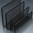 thumbnail image 4 of Three Layer Metal Wire Document File Tray Letter Book Iron Pigeonhole Magazine Holder Organizer, 4 of 6
