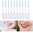 thumbnail image 4 of 320pcs Double-ended Toothpick Soft Silicone Tooth Picks Floss Interdental Brush Stick Hygiene Tools (Green), 4 of 10