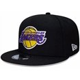 thumbnail image 1 of New Era NBA Los Angeles Lakers Black 9FIFTY Snapback Cap, 1 of 3