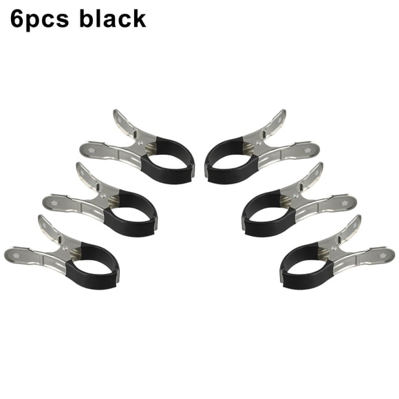 6/30pcs Stainless Steel Pool Cover Clips Spring Clamps For Pool Cover Balloon-Archs Stainless Steel Clamps Windproof Spring Clip