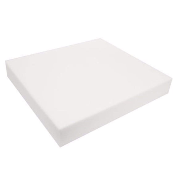 FoamRush 9" x 18" x 18" High Density Upholstery Foam Cushion (Chair Cushion Square Foam for Dining Chairs, Wheelchair Seat Cushion Replacement)