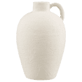 thumbnail image 1 of Bouclair White Ceramic Table Vase with Handle, 1 of 3