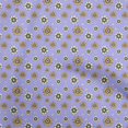thumbnail image 1 of oneOone Rayon Medium Purple Fabric Floral Retro Craft Projects Decor Fabric Printed By The Yard 56 Inch Wide, 1 of 5