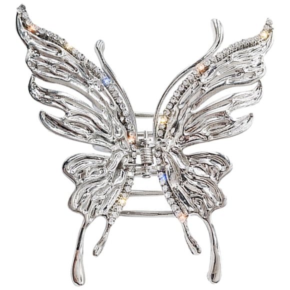 CIMAXIC hair claw Rhinestone Hair Claw Clip Back Hair Barrette Butterflies Hair Clip for Women Girls,3.15"X1.57"X0.79"