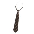 thumbnail image 1 of Boys Girls Solid Color Tie Pre-Tied Adjustable Kids Necktie For Wedding School Graduation Coffee D, 1 of 3