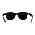 thumbnail image 2 of Classic Iconic Hipster Horn Rim Sunglasses Matte Black Shiny Arm, 2 of 4