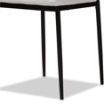 thumbnail image 4 of Baxton Studio Armand Faux Leather Dining Chair in White (Set of 4), 4 of 5