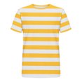 thumbnail image 4 of T-shirts Surdimensionnés pour Hommes à Rayures Imprimées, T-Shirt Graphique Décontracté Ample à Manches Courtes, Col Ras du Cou, 4 of 4