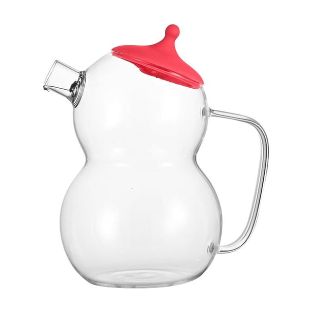Lksixu High Borosilicate Cold Kettle Snowman Kettle Heatable Glass Kettle Wholesale Large Capacity With Handle Cup Tea Kettle Kitchen Gadgets