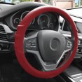 thumbnail image 2 of FH Group, Silicone Steering wheel cover Grip Marks Design Burgundy for Auto, 2 of 4