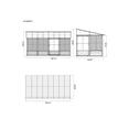 thumbnail image 3 of Gazebo Penguin Florence Ajouter Une Pièce 8 ft. x 16 ft. en Noir, 3 of 9