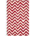 thumbnail image 4 of Safavieh Barcelona Carmella Zigzag Stripes Shag Area Rug, 4 of 5