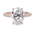 thumbnail image 3 of Birdeem Bague de Fiançailles Coupe Ovale Classique, 3 of 5