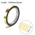 thumbnail image 2 of Unique Bargains 1/2 inch Width 30 yard Floral Adhesive Tape Gold Tone 4 Pack, 2 of 3