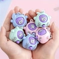 thumbnail image 1 of Novelty Rock Paper Scissors Egg Keychain Toy Changeable Face Game for Teens Adults Party 28PCS, 1 of 6